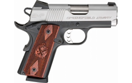 Springfield Armory PI9209LCA 1911 *CA Compliant* Single 9mm 3" 9+1 Cocobolo Grip Stainless Steel