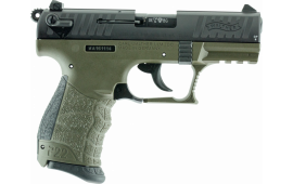 Walther 5120338 P22MCA Military *CA Compliant* 22LR 3.42" 10+1 OD Poly Frame/Black Slide