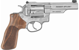 Ruger 1755 GP100 Match Champion Adj Rear Sight Double .357 4.2" 6 Hogue Stippled Hardwood Stainless Revolver