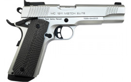 Girsan MC1911 Match GOV'T Elite .45 ACP 5" Barrel 8rd Semi-Auto Pistol W/ ADJ. Sights, Chrome - 390095
