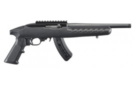 Ruger 4923 22 Charger 22 LR 10" 15+1 Matte Black Rec Black Polymer Grip Right Hand with Picatinny Rail Includes Bipod