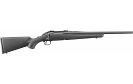 Ruger 6908 American Compact 243 Win Caliber with 4+1 Capacity, 18" Barrel, Matte Black Metal Finish & Black Stock
