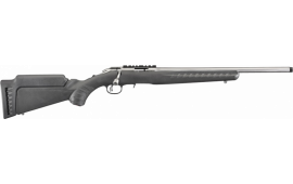 Ruger 8351 American Rimfire  22 LR Caliber with 10+1 Capacity, 18" Barrel, Satin Stainless Metal Finish