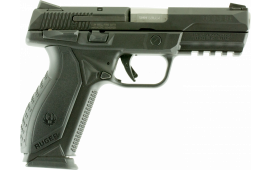 Ruger 8608 American DA/SA 9mm 4.2" 17+1 Black Polymer Wraparound Grip Black Stainless Steel