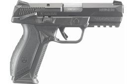 Ruger 8638 American DA/SA 9mm 4.2" 10+1 Black Polymer Wraparound Grip Black Stainless Steel