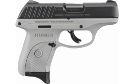 Ruger 13201 EC9s  9mm Luger Caliber with 3.12" Barrel, 7+1 Capacity, Gray Finish Frame, Serrated Black Oxide Steel Slide & Polymer Grip