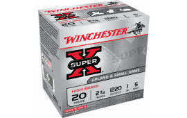 Winchester Ammo X205 Super-X High Brass 20GA 2.75" 1oz #5 Shot - 25sh Box