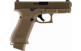 Glock 19X Gen 5 9mm Pistol, Bronze Nitron Finish, Glock Night Sights, 17 Rounds, 3 Mags - PX1950703