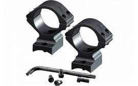 Browning 12311 Integrated Scope Mount System Scope Ring Set 2-Piece Weaver Low 1" Tube Matte Black Aluminum