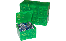 MTM Case-Gard CAST116 Cast Bullet  Multi-Caliber Handgun Green Polypropylene 200 9mm bullets
