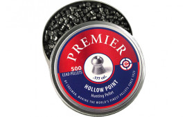 Crosman LHP77 Premier Hunting .177 Pellet Lead Hollow Point 500 Per Tin