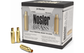 Nosler 10085 Unprimed Cases  24 Nosler Rifle Brass 100 Per Box