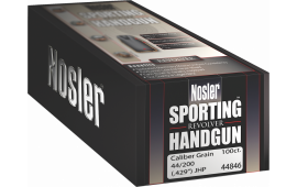 Nosler 43013 Sporting Handgun Revolver Jacketed Hollow Point 45 Colt .451 250 GR 100 Per Box