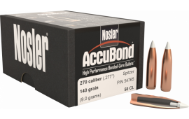 Nosler 54765 AccuBond .277 140 GR 270 Caliber 50 Per Box