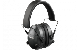 Champion Targets 40974 Electronic Muffs  25 dB Over the Head Black Ear Cups with Adjustable Black Headband for Adults