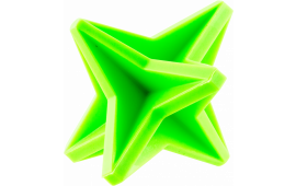Champion Targets 43804 DuraSeal Crazy Bounce Pistol/Rifle Duraseal Radiation Green Impact Enhancement Motion 5"