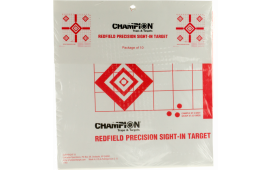 Champion Targets 47387 Redfield Sight-In Diamond Paper Pistol/Rifle 16" x 16" White/Red 100 Per Pkg