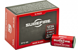 Surefire SF12BB 123A High Performance CR123A 3V Lithium Stick 12