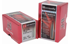 Hornady 30713 ELD Match  30 Cal .308 178 gr Extremely Low Drag-Match 100 Per Box