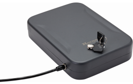 Hornady 95210 Lock Box  XL Key Entry Black Steel Holds 1 Handgun 10" L x 7" W x 2" D