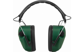 Caldwell 497700 E-Max Electronic Hearing Muff 25 dB Over the Head Green Ear Cups with Padded Black Headband for Adults