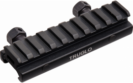 TruGlo TG-8970B Riser Mount  Black Hardcoat Anodized Any w/Rail AR-Platform .500" Mount Height Picatinny Rail