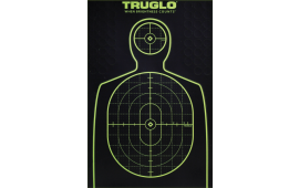 TruGlo TG13A6 Tru-See  Self-Adhesive Heavy Paper Black/Green Silhouette Includes Pasters 6 Pack