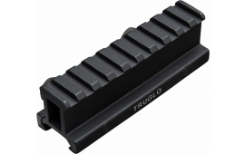 TruGlo TG8990B Picatinny Riser Mount For AR-15 Style Black Matte Anodized Finish