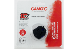 Gamo 621258754 10X Quick-Shot 177 Pellet Polymer Black 10rd for Gamo Swarm Magnum, Swarm Whisper & Swarm Bone Collector