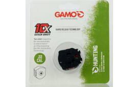 Gamo 621258854 10X Quick-Shot 22 Pellet Black Polymer 10rd for Gamo Swarm Magnum, Swarm Whisper & Swarm Bone Collector