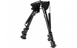 NcStar ABPGF Precision Grade Fullsize Friction Bipod Black 7-11" Steel/Aluminum W/Adapters