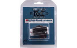 Midwest Industries MIQDMROCO Trijicon MRO Co-Witness Black Hardcoat Anodized Any w/Rail Quick Detach Picatinny Rail Aluminum