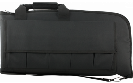 NcStar CV290746 VISM Rifle Case Black PVC Nylon with ID Holder, Foam Padding, Double Zippers & Mag Pouches 46" L x 13" H
