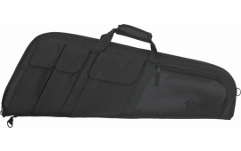 Tac Six 10901 Wedge Tactical Case made of Endura with Black Finish, Knit Lining, Foam Padding & External Pockets 32" L