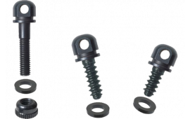 Outdoor Connection BO5 Swivel Swivel Accessories 7/8"MacScrew; 1/2" & 3/4" WdScrewBase,3Spacers Black Steel
