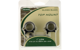Weaver Mounts 49040 Weaver Detachable Top Mount 1" Dia Low Matte Black