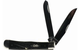 Case 18221 Rough Trapper Folder 3.25"/3.27" Stainless Steel Clip Point/Spey Synthetic Black