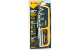 Smiths Products 50264 Adjustable Angle Pull-Thru Sharpener Hand Held Fine, Coarse Ceramic, Diamond Sharpener Rubber Handle Gray