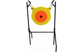 Birchwood Casey 47330 World of Targets Boomslang Pistol/Rifle Orange/Yellow AR500 Steel Gong Standing Includes Gong/Metal Stand