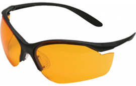 Howard Leight R01537 Vapor II Shooting/Sporting Glasses Black Frame/Orange Lens