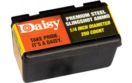 Daisy 8114 Slingshot Ammo Black .25 250pk