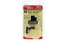 Uncle Mike's 10012 Super Swivel  made of Steel with Blued Finish, 1" Loop Size & Quick Detach 115 Style for Rifles or Shotgun