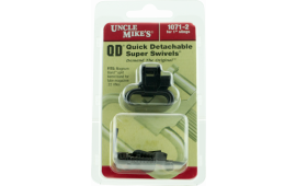 Uncle Mikes 10712 Quick Detach Super Swivels 1" Tube Mags .420- .470 Diameter Black Steel