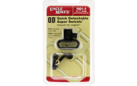 Uncle Mike's 14812 Super Swivel  made of Steel with Blued Finish, 1" Loop Size & Quick Detach 115 BLR Style for Browning BLR