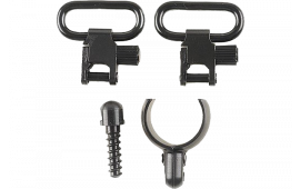 Uncle Mikes 15912 Quick Detach 1" Sling Swivels Most Single Barrel 12GA Black Steel