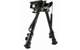 Harris Bipods LS Swivel L Swivel Stud, 9-13", Black Steel/Aluminum, Rubber Feet