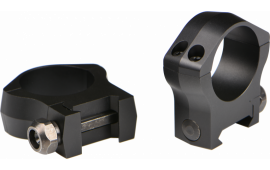 Warne 7217M Mountain Tech Scope Ring Set Fixed For MSR Picatinny/Weaver Ultra High 30mm Tube Black Anodized Aluminum
