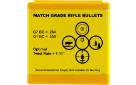 Berger Bullets 30418 Target  30 Cal .308 185 gr Juggernaut Target 100 Per Box