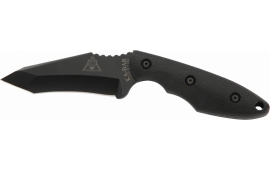 Ka-Bar 2486 TDI Hell Fire Fixed 3.6" 1095 Cro-Van Recurve Tanto Nylon Black