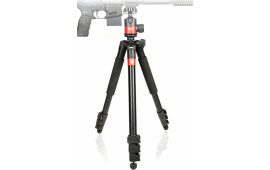 Predator Tactics 97499 DeadEye Rifle Tripod System Tripod 17.50" - 70" Matte Black Aluminum